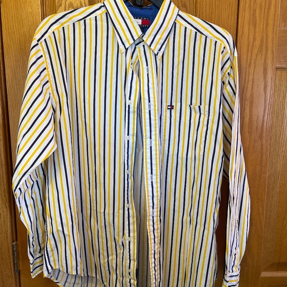Tommy Hilfiger Striped long sleeve button down - Picture 1 of 2